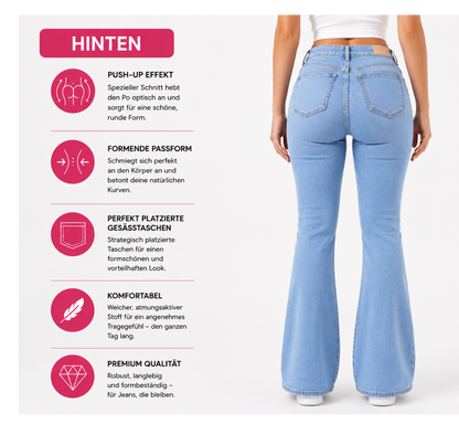 BBL Jeans mit Push-Up Effekt