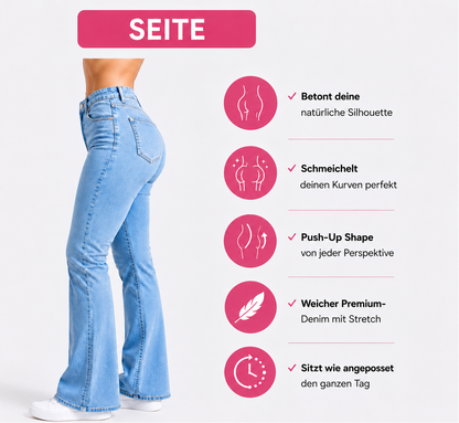 BBL Jeans mit Push-Up Effekt